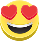 Heart-eyes emoji