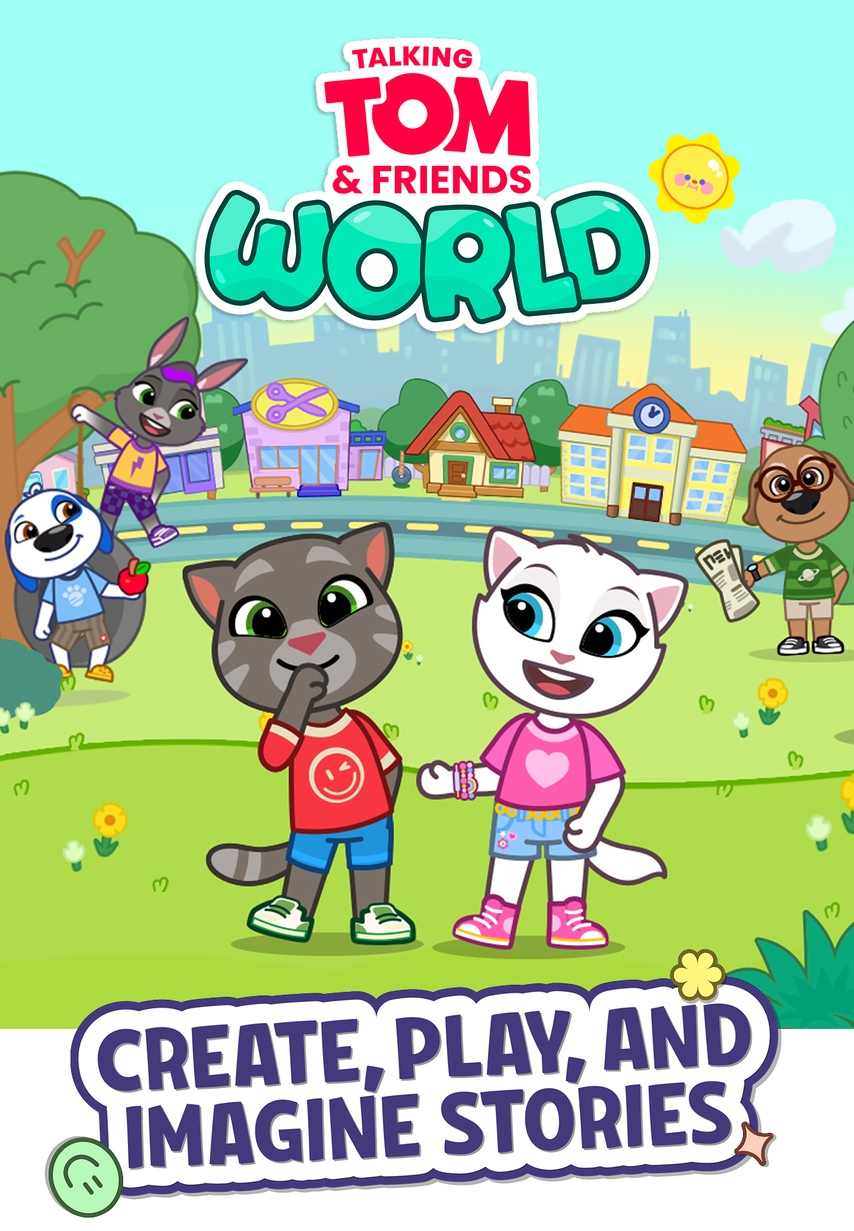 Talking Tom and Friends: World. Create, play and imagine stories.