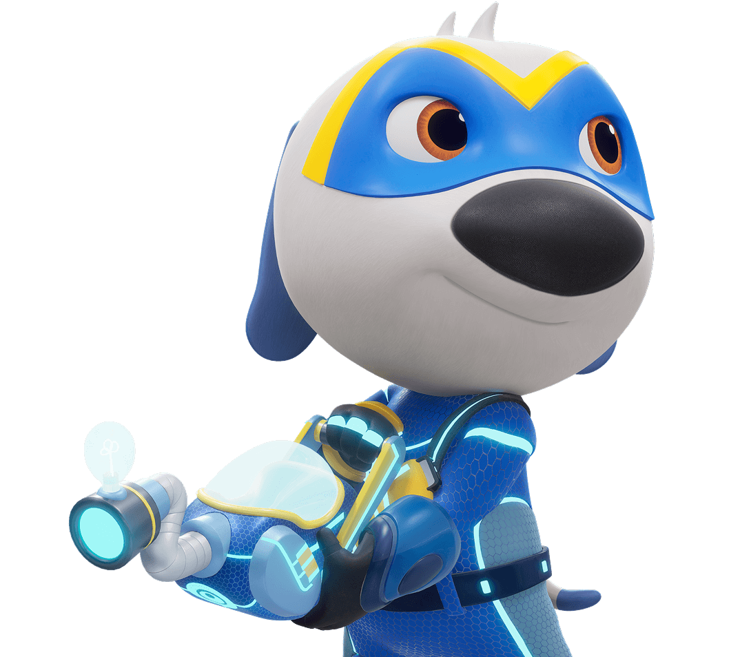 Talking Hank hero pose