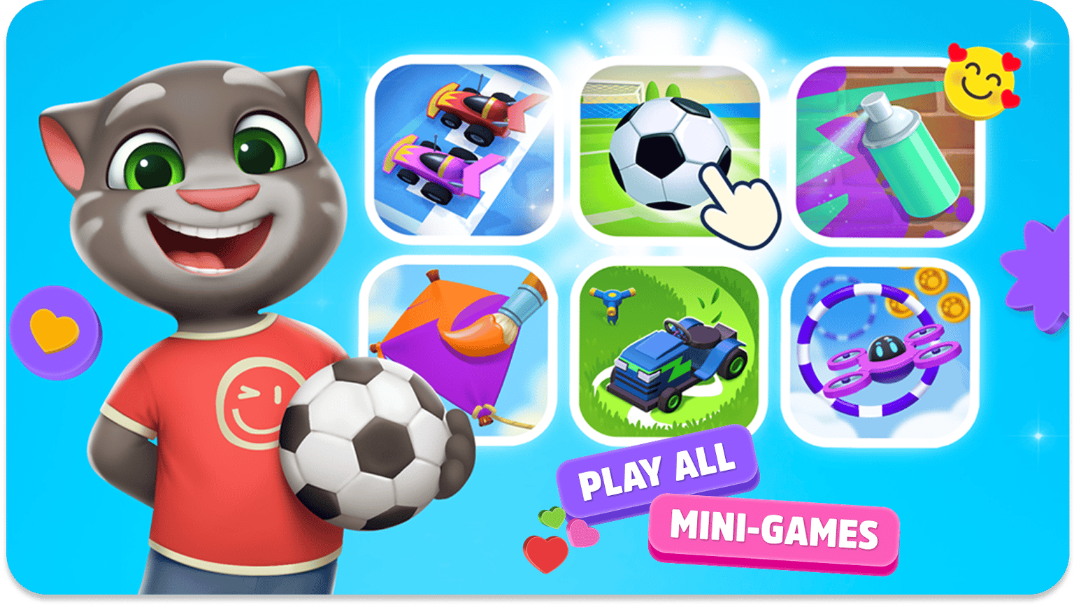 Play all mini-games.