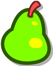 Pear sticker