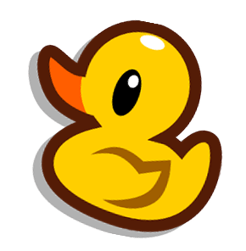 Rubber ducky sticker