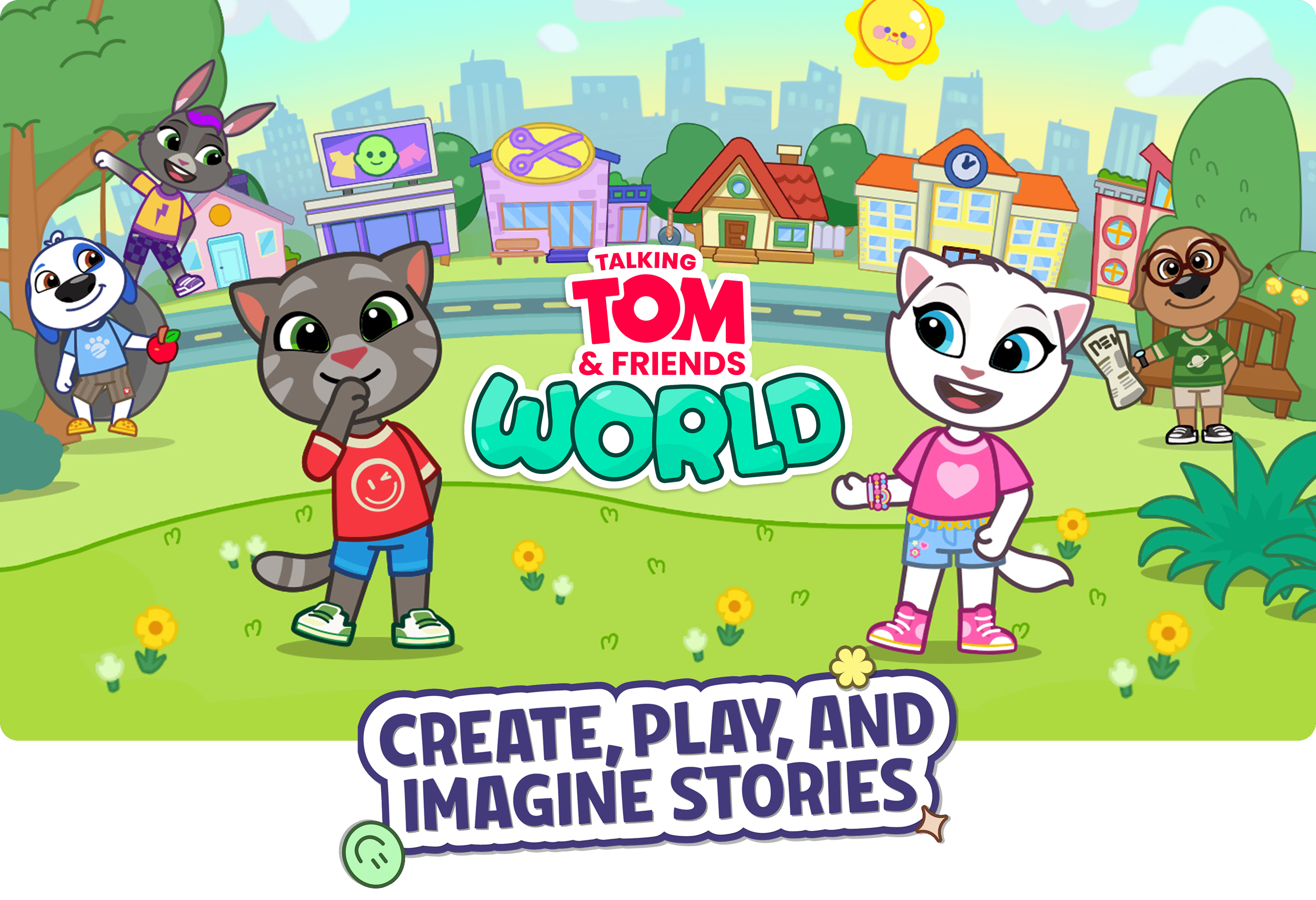 Talking Tom and Friends: World. Create, play and imagine stories.