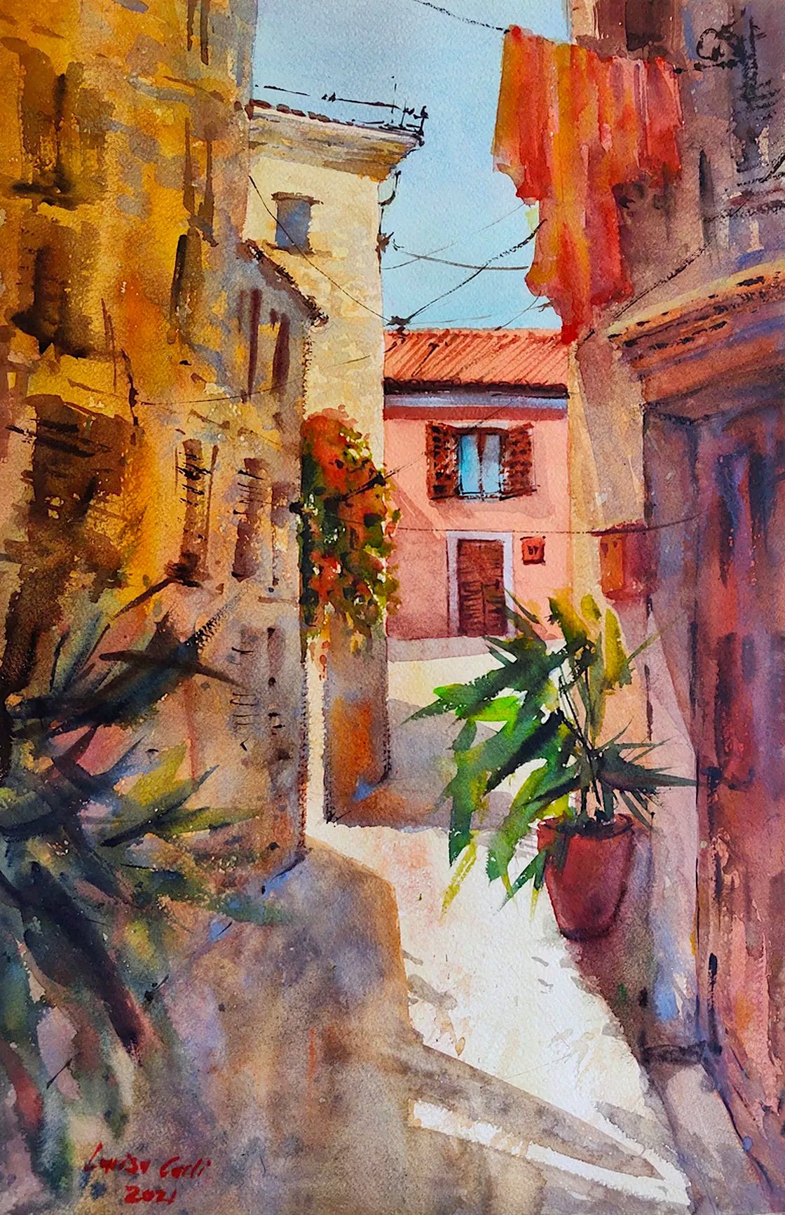 I’ve been enjoying painting coastal scenes in recent years.