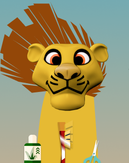 Different tools can be used to groom and style the hair.