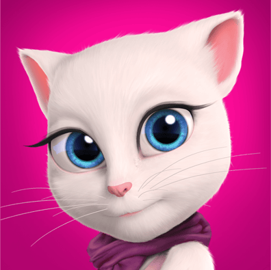 Talking Angela game icon.