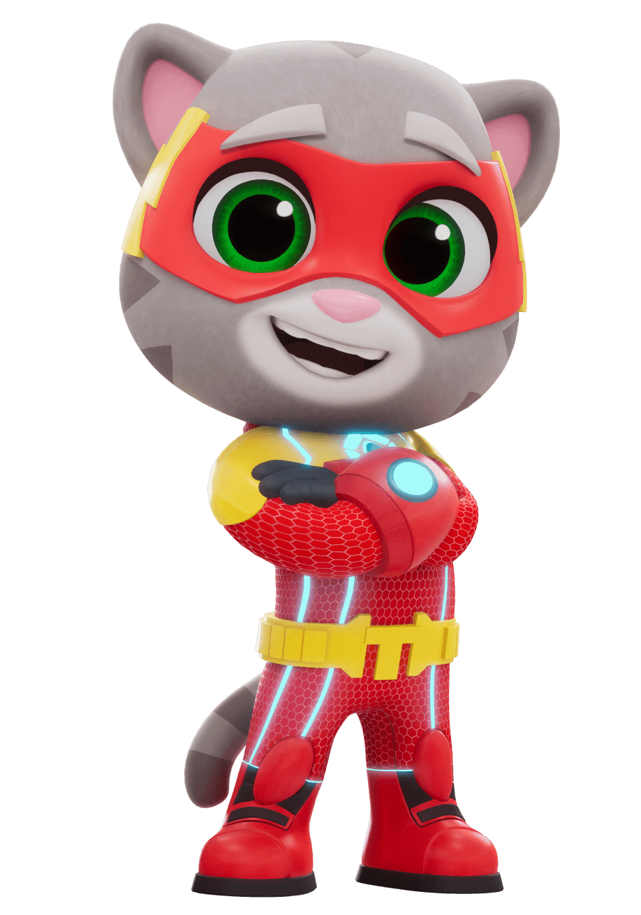 Talking Tom hero pose
