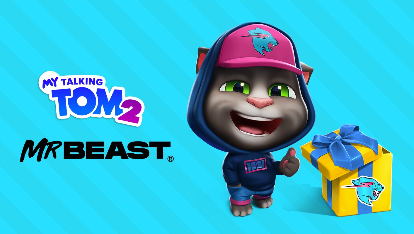 MrBeast Joins Talking Tom's 10th Birthday Bash! - Outfit7