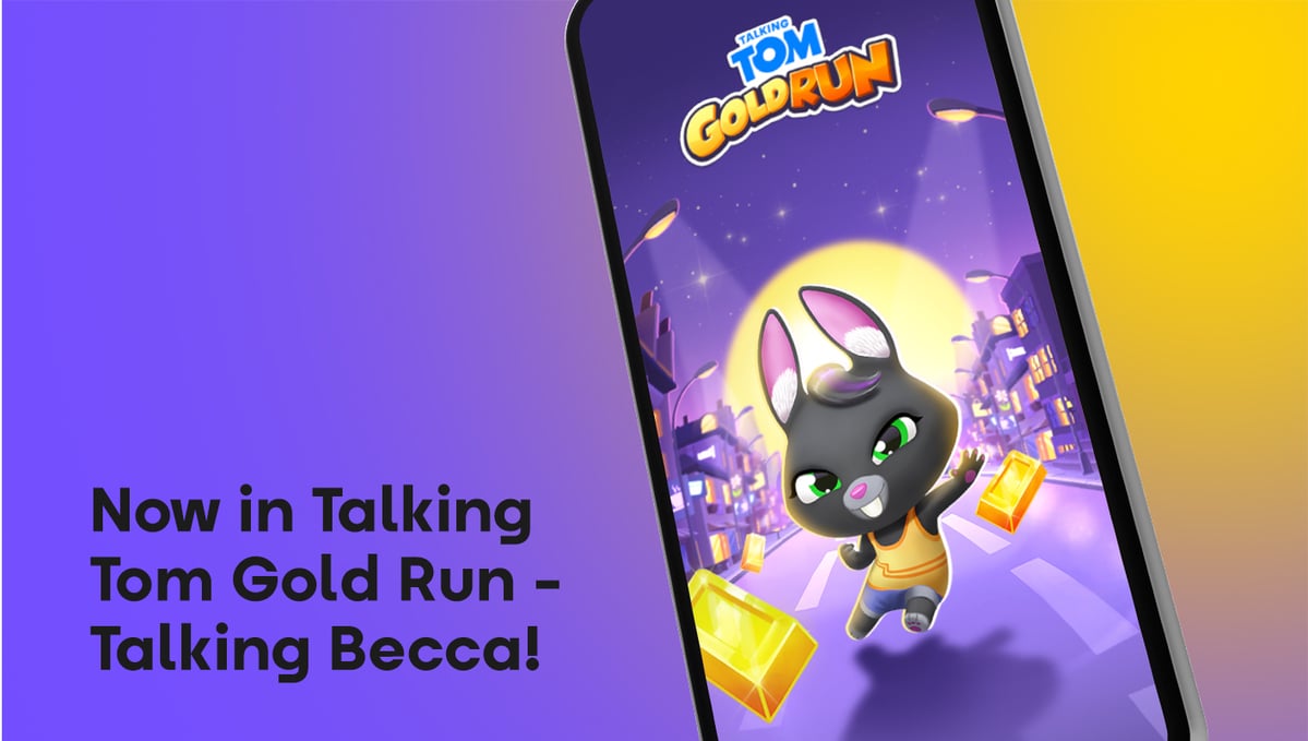 Talking Becca Now Playable in Talking Tom Gold Run - Outfit7