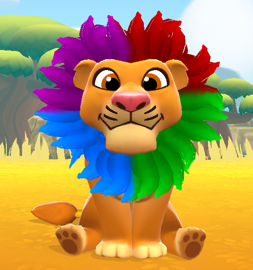 A modern lion.