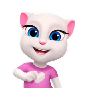 Jogue Angela Kitten - Manicure Moda, um jogo de Talking tom